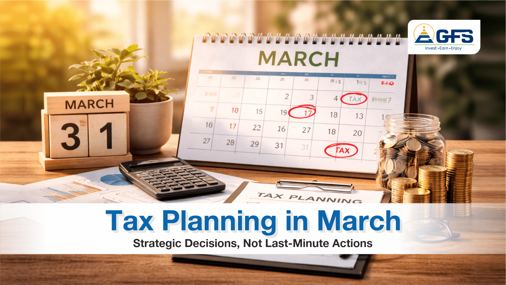 Tax Planning in March — Strategic Decisions, Not Last-Minute Actions